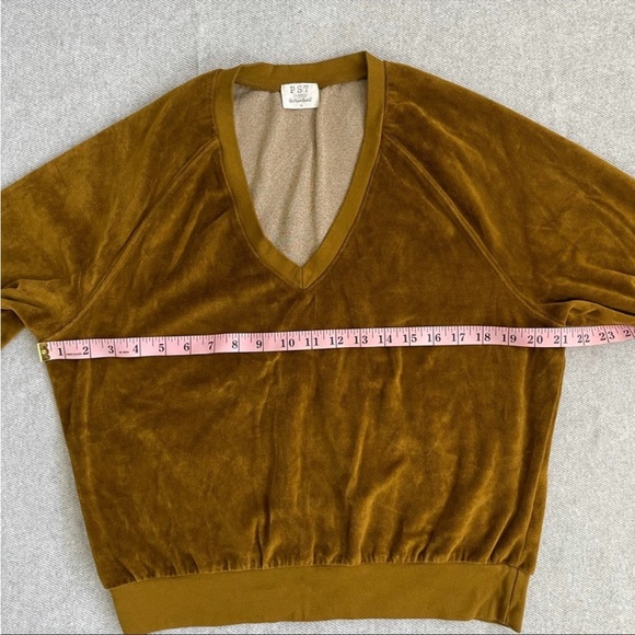 Velour Sweater Pullover Size M - Picture 5 of 7
